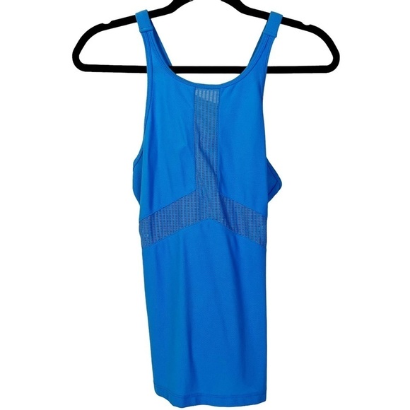 Lorna Jane Blue Racerback High Neck Tank Top - Picture 1 of 6